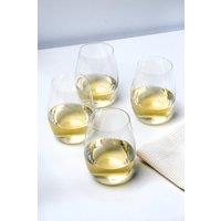 Mikasa Julie Set Of 4 19.75Oz Stemless Wine Glasses in Clear