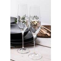 Maxwell & Williams Vino Set of 6 180ml Flute Glasses in Clear