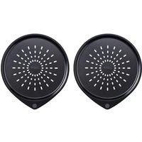 Pyrex Set of 2 Magic Pizza Pan in Black