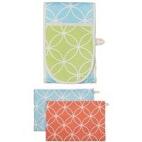BlissHome Nadiya Hussain Double Oven Glove & 2 Piece Tea Towel Set