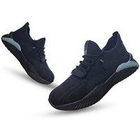 Alivio Safety Shoes Toe Cap Lightweight Comfortable Trainers in Black | Size: 9