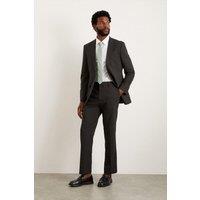 Burton Men's Charcoal Tailored Fit Essential Suit Trousers | Size: 34R