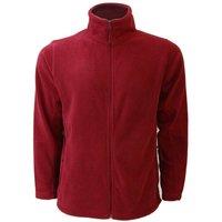 Russell Men's Full Zip Outdoor Fleece Jacket in Red | Size: Small