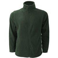 Russell Men's Full Zip Outdoor Fleece Jacket in Bottle Green | Size: 4XL