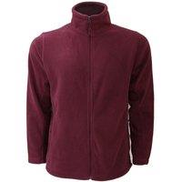 Russell Men's Full Zip Outdoor Fleece Jacket in Burgundy | Size: 4XL