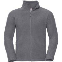 Russell Men's Full Zip Outdoor Fleece Jacket in Grey | Size: Medium