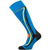 COMODO Men's 1 Pack Snow Sports Climacontrol Merino Wool Ski Socks in Blue | Size: 3-5.5