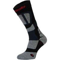 COMODO Men's 1 Pack Thick Motorbike Moisture Wicking Dri-Tech Socks in Black | Size: 3-5.5