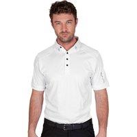Island Green Men's Top Stitch Golf Polo Shirt in White | Size: 3XL