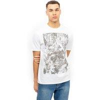 Marvel Men's Venom Web Cotton T-Shirt White | Size: XL