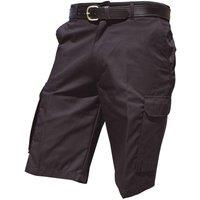 Warrior Men's Cargo Work Shorts in Black | Size: 34R