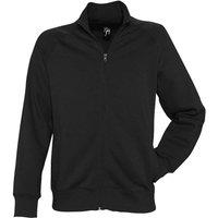 SOL'S Men's Sundae Full Zip Sweat Jacket in Black | Size: Large