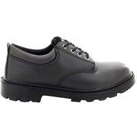 Grafters Men's Contractor 4 Eye Safety Shoes in Black | Size: 8