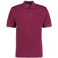 Kustom Kit Men's Klassic Superwash Short Sleeve Polo Shirt in Burgundy | Size: Large
