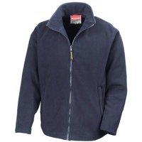 Result Men's High Grade Microfleece Horizon Showerproof Breathable Jacket in Navy | Size: XL