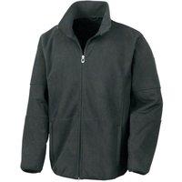 Result Men's Osaka TECH Performance Combined Pile Softshell Waterproof Windproof Jacket in Black | Size: 3XL