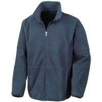 Result Men's Osaka TECH Performance Combined Pile Softshell Waterproof Windproof Jacket in Navy | Size: Small