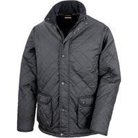 Result Men's Urban Cheltenham Water Repellent Jacket in Black | Size: Large