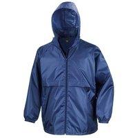 Result Men's Core Adult Windcheater Water Repellent Windproof Jacket in Royal | Size: Small