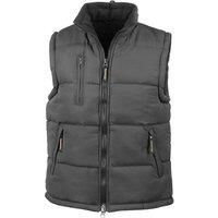 Result Men's Ultra Padded Bodywarmer Water Repellent Windproof Jacket in Black | Size: Medium
