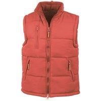 Result Men's Ultra Padded Bodywarmer Water Repellent Windproof Jacket in Red | Size: 3XL