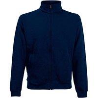Fruit of the Loom Men's Full Zip Sweat Jacket in Mid Navy | Size: Large