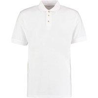Kustom Kit Men's Workwear Short Sleeve Polo Shirt in White | Size: 4XL