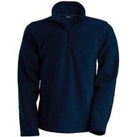 Kariban Men's Enzo 1 4 Zip Fleece Top in Navy | Size: Medium