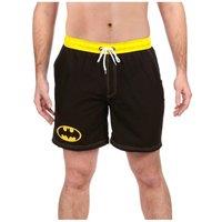 DC Comics Men's Batman Swim Shorts With Pockets in Black | Size: 2XL