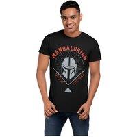 Star Wars Men's The Mandalorian T-Shirt in Black | Size: Small