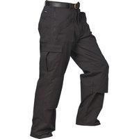 Portwest Men's Action Workwear Trousers (S887) Pants in Black | Size: 34R