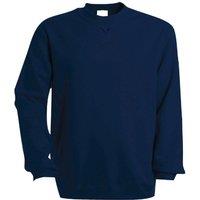 Kariban Men's Plain Crew Neck Sweatshirt in Navy | Size: Large