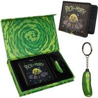 Rick & Morty Men's Keyring & Purse Set