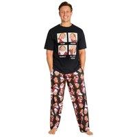 Disney Men's Grumpy Pyjama Set - Bottoms & T-Shirt | Size: Small