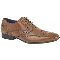 Route 21 Men's 5 Eye Brogue Oxford Shoes in Tan | Size: 9