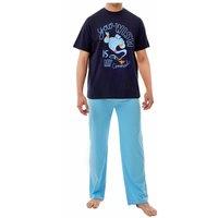 Disney Men's Aladdin Pyjamas in Blue | Size: Small