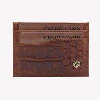 Silver Street London Men's Mantua Leather Cardholders in Tan