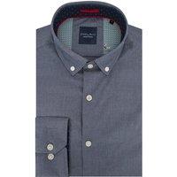 Steel & Jelly Men's Chambray Limited Edition Slim Fit Shirt in Navy | Size: Large