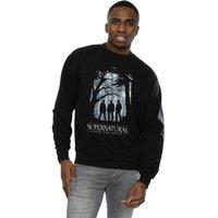Supernatural Men's Group Outline Sweatshirt in Black | Size: Large
