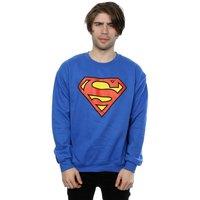 DC Comics Men's Superman Logo Sweatshirt in Blue | Size: Medium