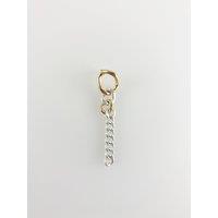 SVNX Men's Twisted Chain Drop Earrings (Pair)