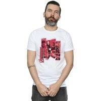 Marvel Men's Avengers Team Collage T-Shirt in White | Size: 2XL
