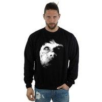 The Exorcist Men's Regan Demon Face Sweatshirt in Black | Size: Small