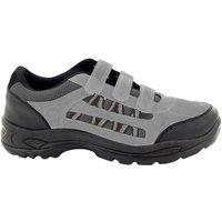 Dek Men's Ascend Triple Touch Fastening Trek Hiking Trail Shoes in Grey | Size: 5