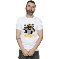 DC Comics Men's Batman TV Series Nananana T-Shirt in White | Size: Small