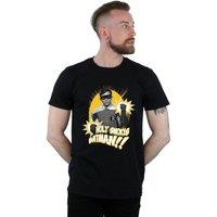 DC Comics Men's Batman TV Series Robin Holy Smokes T-Shirt in Black | Size: Small