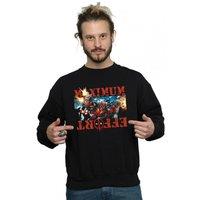 Marvel Men's Deadpool Maximum Effort Sweatshirt in Black | Size: 3XL