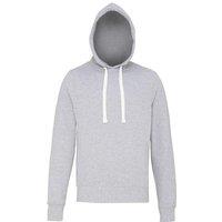 AWDis Men's Just Hoods Chunky Pullover Hoodie in Grey | Size: Medium