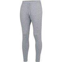 AWDis Men's Just Cool Tapered Jogging Bottoms in Grey | Size: Small