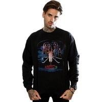 A Nightmare On Elm Street Men's Dream Warriors Sweatshirt in Black | Size: XL